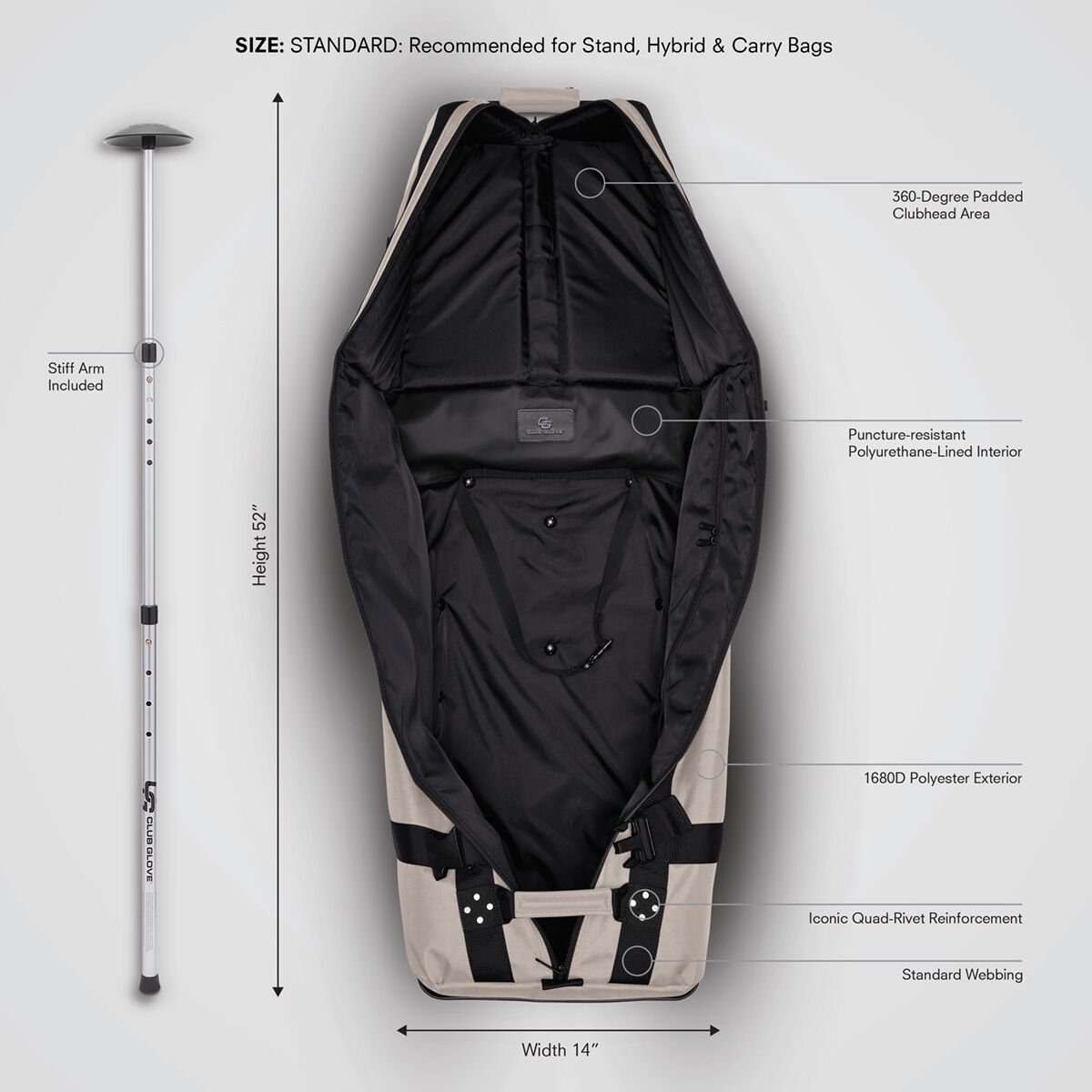 Club Traveler: Shop the Club Golf Travel Bag | Club Glove