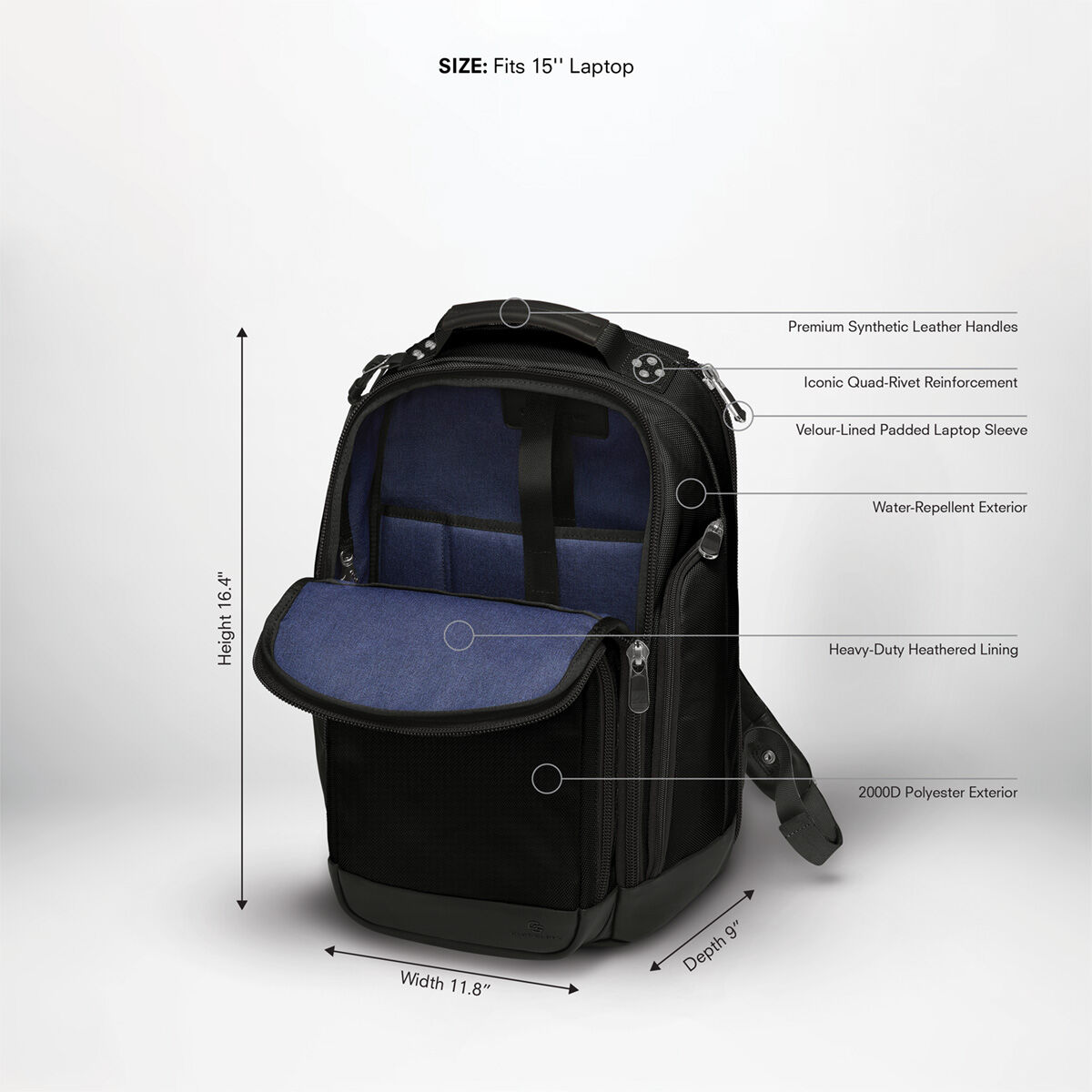 Club Glove ブラック ゴルフバッグ Pro Golf Backpack: Durable & Lightweight | Club Glove