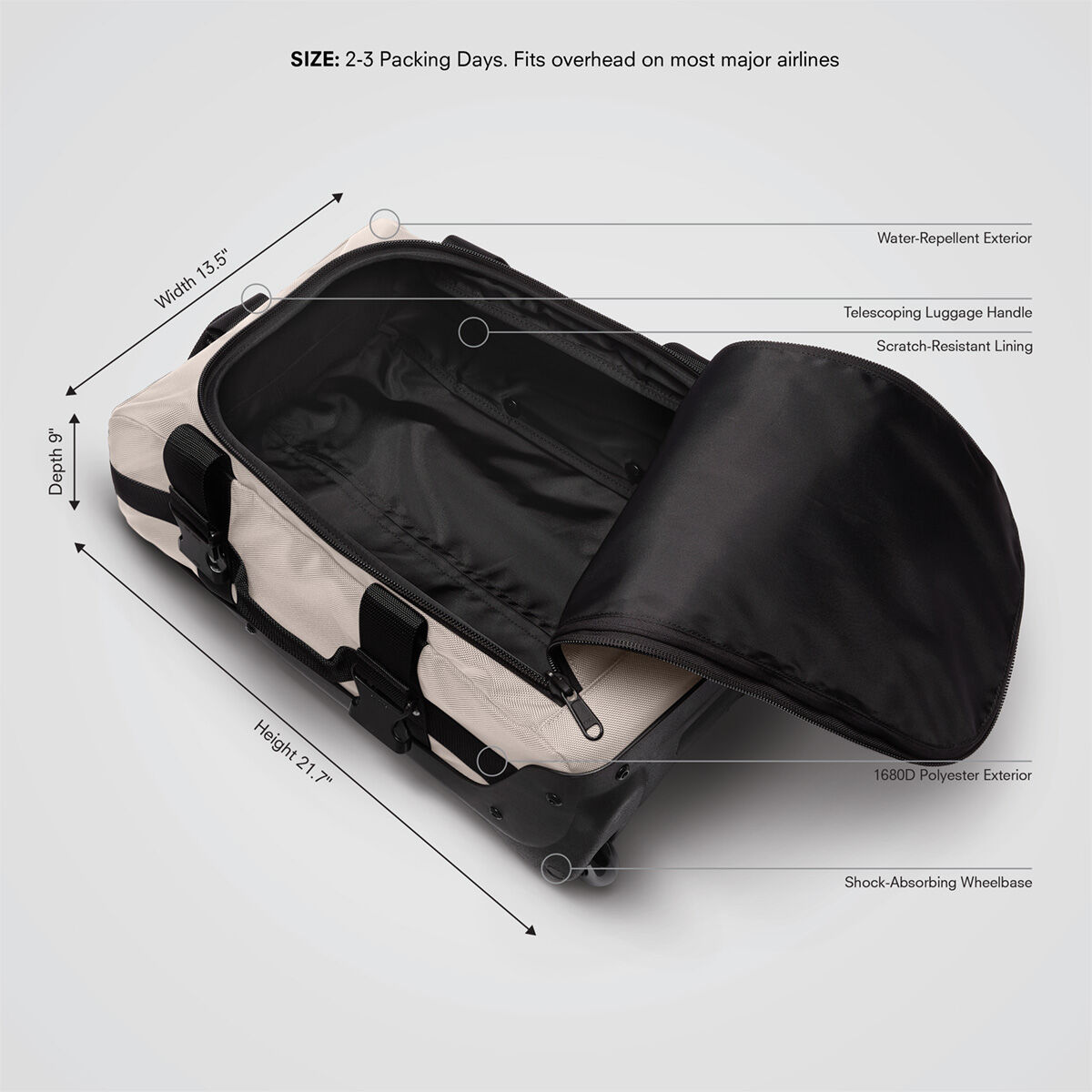 Mini Rolling Duffle: Compact Travel Gear Bag | Club Glove
